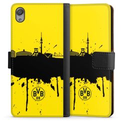 Sideflip mit langer Lasche schwarz