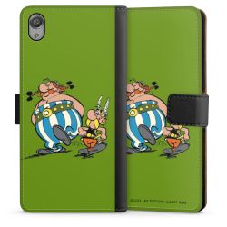 Sideflip mit langer Lasche schwarz