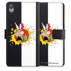 Sideflip mit langer Lasche schwarz