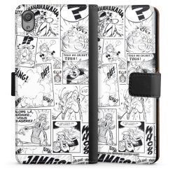 Sideflip mit langer Lasche schwarz