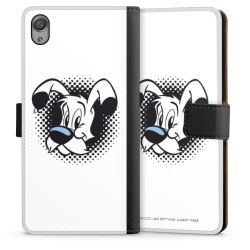 Sideflip mit langer Lasche schwarz