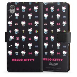 Sideflip mit langer Lasche schwarz