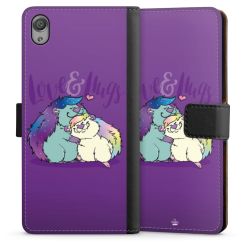 Sideflip mit langer Lasche schwarz