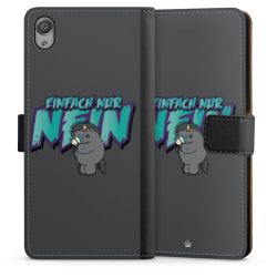 Sideflip mit langer Lasche schwarz