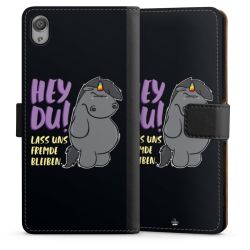 Sideflip mit langer Lasche schwarz