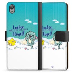 Sideflip mit langer Lasche schwarz