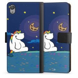 Sideflip mit langer Lasche schwarz