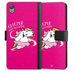 Sideflip mit langer Lasche schwarz