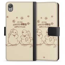 Sideflip mit langer Lasche schwarz