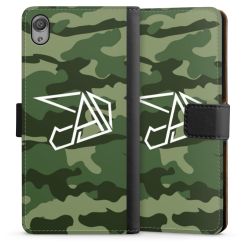 Sideflip mit langer Lasche schwarz