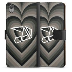 Sideflip mit langer Lasche schwarz