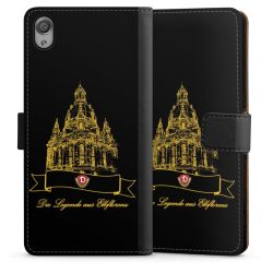 Sideflip mit langer Lasche schwarz