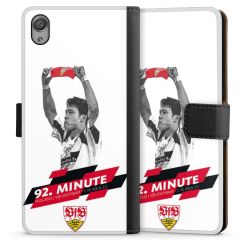 Sideflip mit langer Lasche schwarz