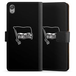 Sideflip mit langer Lasche schwarz