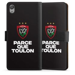 Sideflip mit langer Lasche schwarz