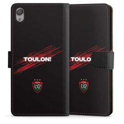 Sideflip mit langer Lasche schwarz