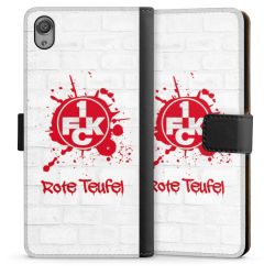 Sideflip mit langer Lasche schwarz