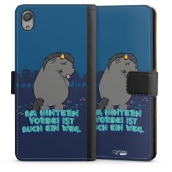 Sideflip mit langer Lasche schwarz