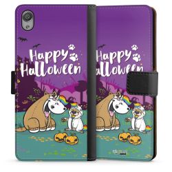 Sideflip mit langer Lasche schwarz