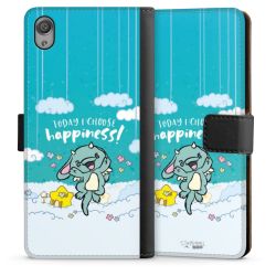 Sideflip mit langer Lasche schwarz