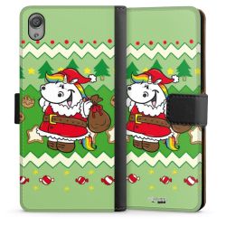 Sideflip mit langer Lasche schwarz