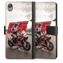 Sideflip mit langer Lasche schwarz