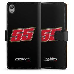 Sideflip mit langer Lasche schwarz