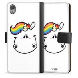 Sideflip mit langer Lasche schwarz