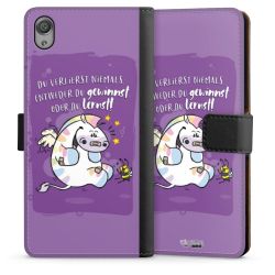 Sideflip mit langer Lasche schwarz