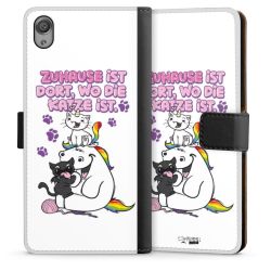 Sideflip mit langer Lasche schwarz