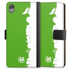 Sideflip mit langer Lasche schwarz