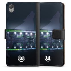 Sideflip mit langer Lasche schwarz