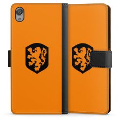 Sideflip mit langer Lasche schwarz