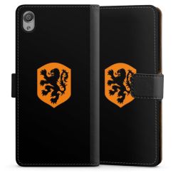 Sideflip mit langer Lasche schwarz