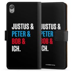 Sideflip mit langer Lasche schwarz