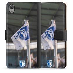 Sideflip mit langer Lasche schwarz