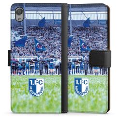 Sideflip mit langer Lasche schwarz