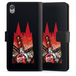 Sideflip mit langer Lasche schwarz