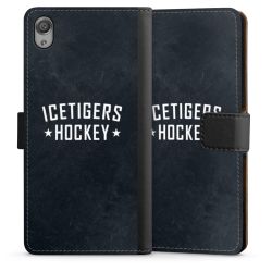 Sideflip mit langer Lasche schwarz