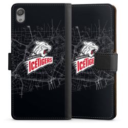 Sideflip mit langer Lasche schwarz