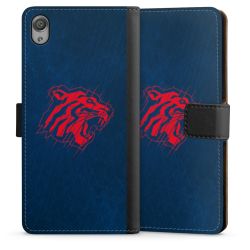 Sideflip mit langer Lasche schwarz