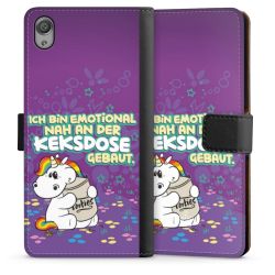 Sideflip mit langer Lasche schwarz