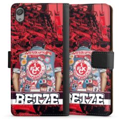 Sideflip mit langer Lasche schwarz