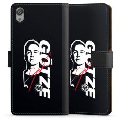 Sideflip mit langer Lasche schwarz