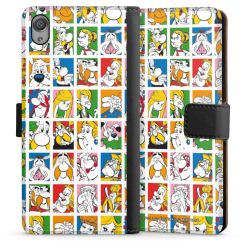 Sideflip mit langer Lasche schwarz