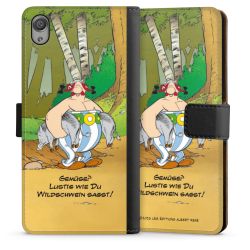 Sideflip mit langer Lasche schwarz