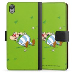 Sideflip mit langer Lasche schwarz