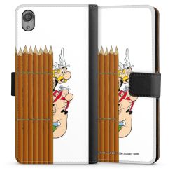 Sideflip mit langer Lasche schwarz