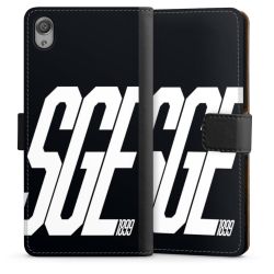 Sideflip mit langer Lasche schwarz