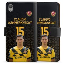 Sideflip mit langer Lasche schwarz